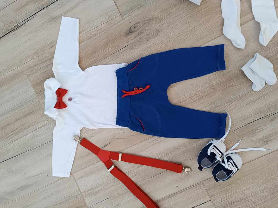 Ubranko na chrzest komplet zestaw