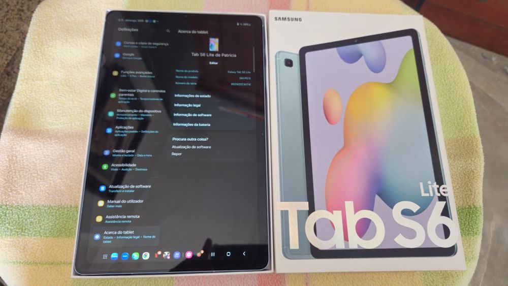 Samsung Galaxy Tab S6 Lite Versão Snapdragon 2022 (64GB+ microSD 128GB) | Ecrã Impecável