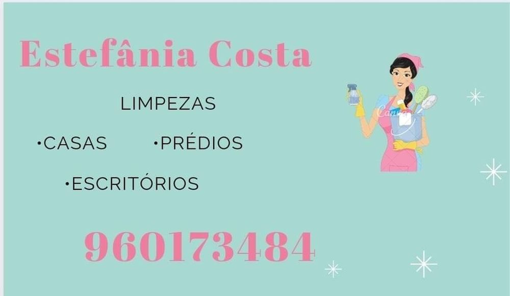 Trabalho limpeza domestica e final de obras escritório