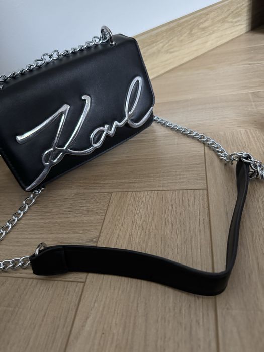 Nowa czarna torebka Karl