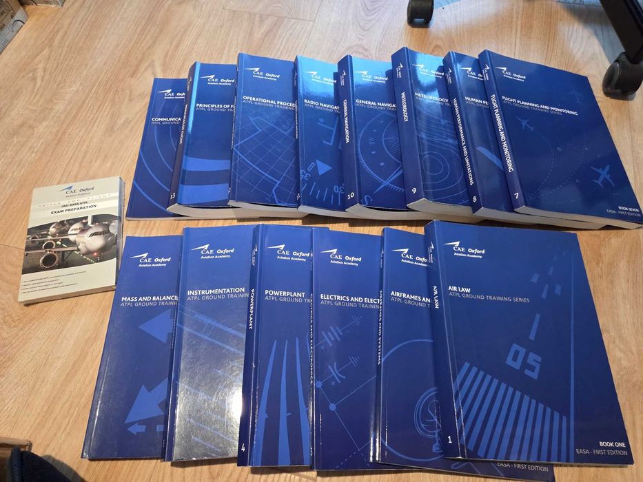 Livros ATPL CAE Oxford + CD preparação Exames