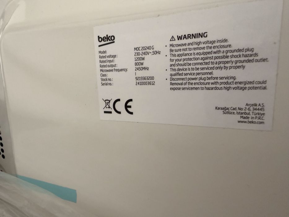 Kuchenka mikrofalowa beko