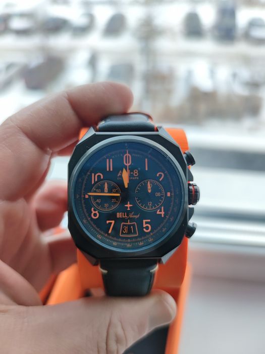 Avi-8 Bell X-1 Chronograph Super Sonic Black