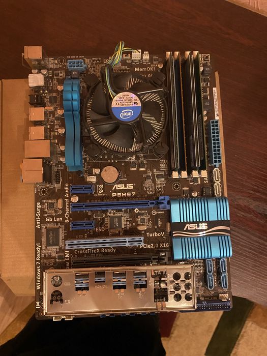 Комплект ПК Intel i5-3470 + 12GB DDR3 + ASUS P8H67