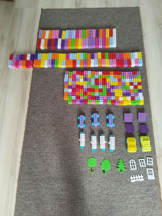 Zestaw klocków mega duży zestaw ponad 200 elementow