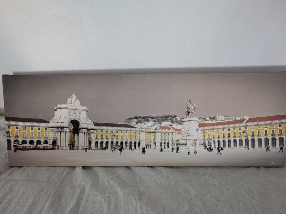 Printed Canvas Lisbon Commerce Square437436464172247041