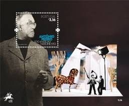 António Pedro 100 Anos do Nascimento (Selos + Pagela + Envelopes)