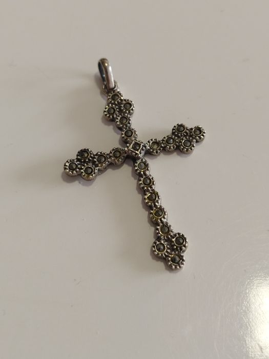 Medalha cruz em prata 925