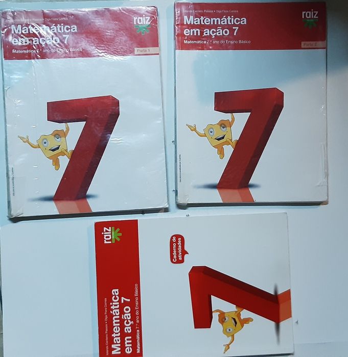 Livros escolares 7 ano
