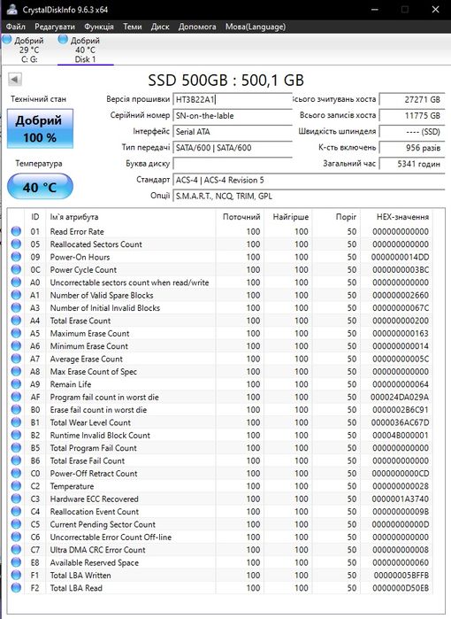 SSD Goldefire 500GB