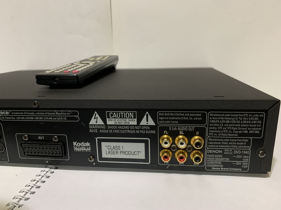 Denon dvd audio-video/super audio cd player DVD - 1940