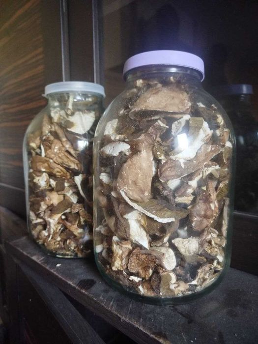 Білі сушені гриби