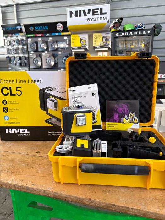 NIVEL SYSTEM Laser krzyżowy CL5G nowy FV Gwarancja  zielony