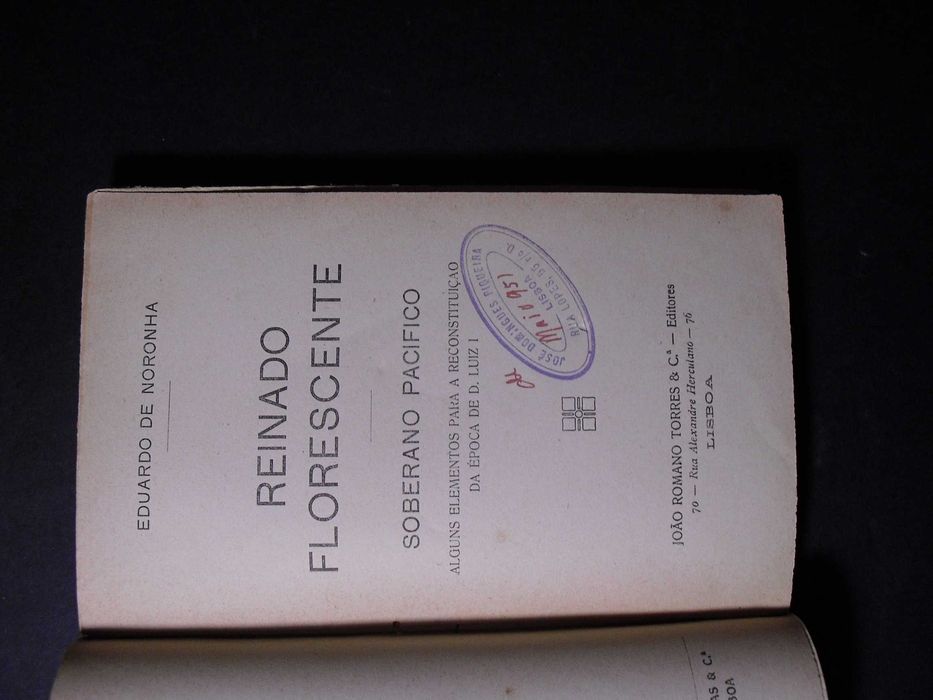 Noronha (Eduardo de);Reinado Florescente;