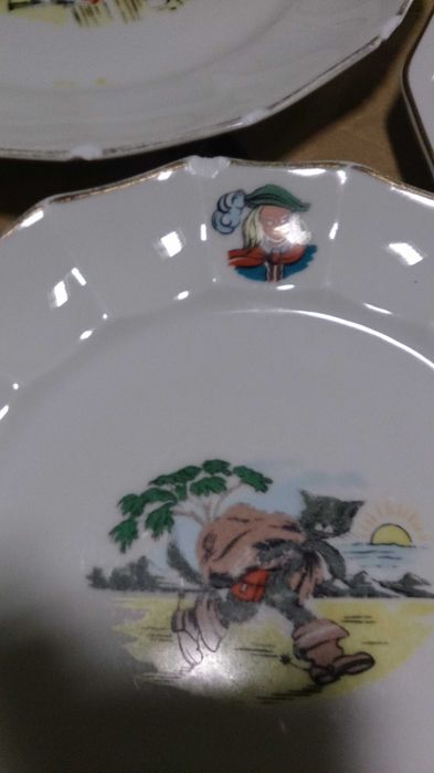 Pratos infantis “Gato das Botas” da Vista Alegre