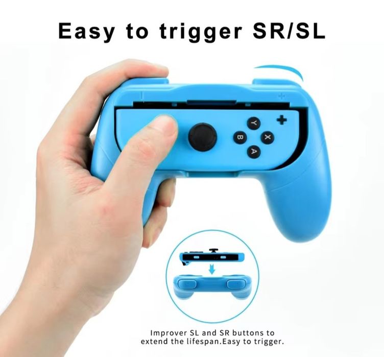 Controlador Grip Nintendo Switch NOVO