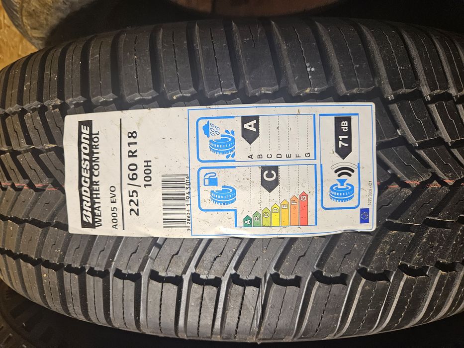 Opony całoroczne 225/60/18 100 h bridgestone weather Control