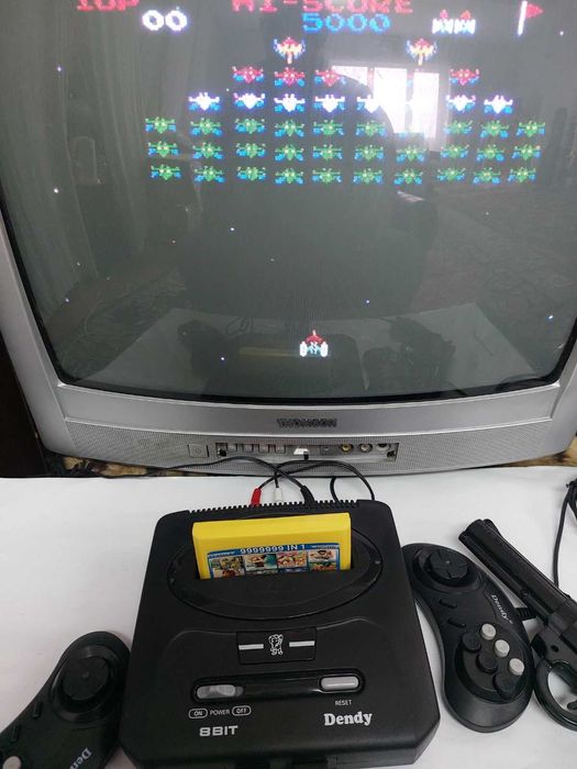 Денді повний комплект відмінний стан з іграми, ігрова приставка dendy.