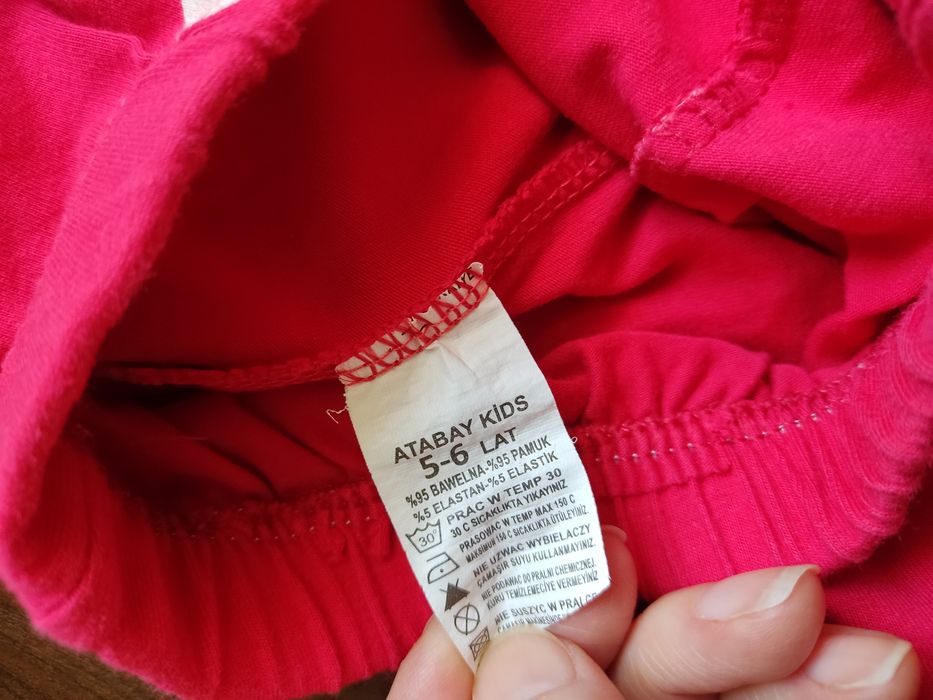 Legginsy dziewczęce rozmiar 116