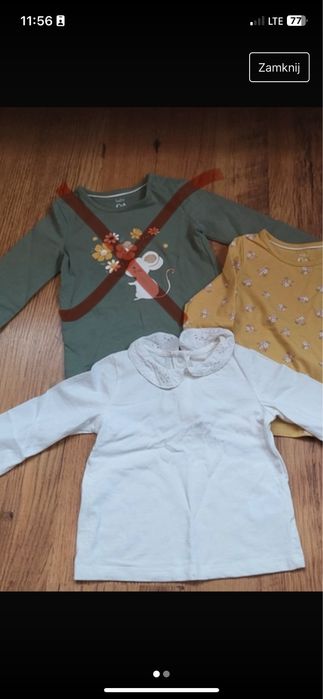 Nowe bluzki C&A 80