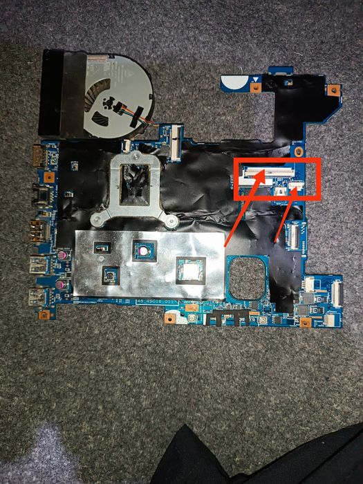 Материнская плата Lenovo G580 полурабочая