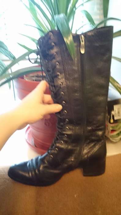 Зимние сапожки натур.кожа