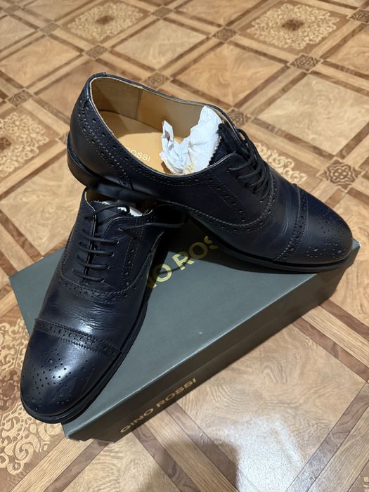 Шкіряні чоловічі туфлі (Броги)