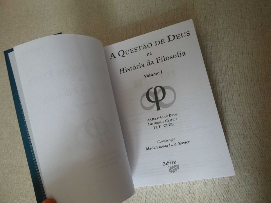Livro A Questão de Deus na História da Filosofia, Maria Leonor Xavier
