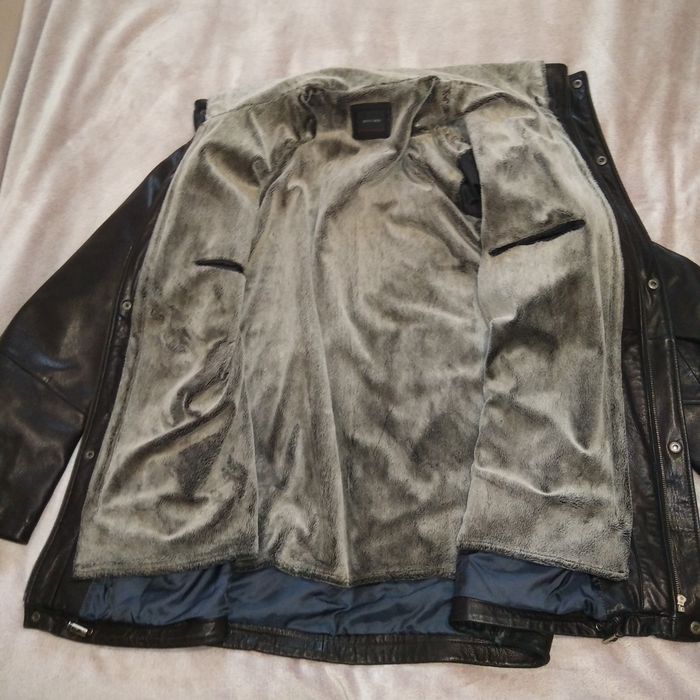 Kurtka zimowa pierre cardin skóra jagnięca