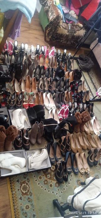 Жіноче взуття оптом. 80 пар. Нове з Польщі. Високий каблук.