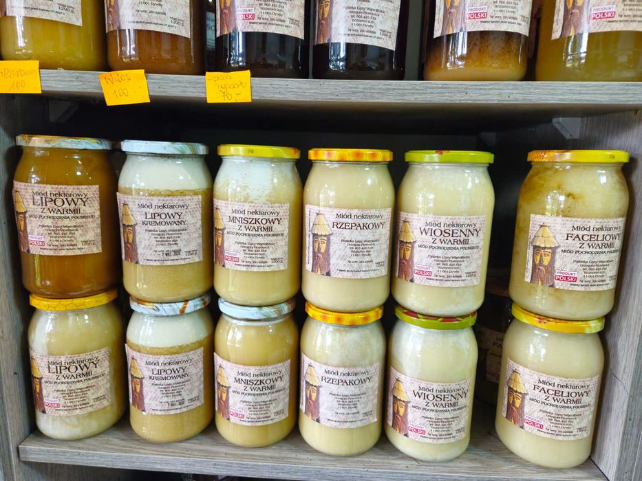 Pasieka Lasy Warmińskie- miody i produkty pszczele