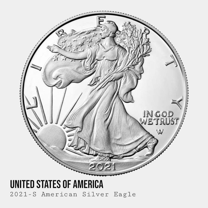 American Silver Eagle Proof 1986-2026 | Срібний орел долар США | Шагайка | Інвестиційна монета | 1 oz Silver | US Mint | OGP COA | USA | Silver Eagle