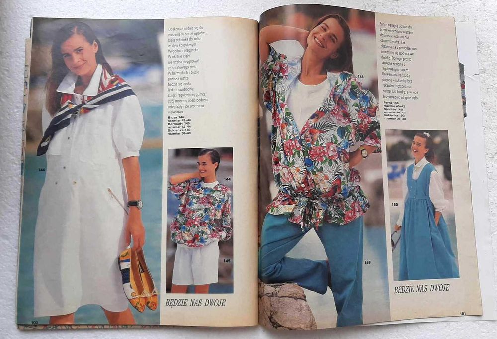 BURDA 4/1991 + wykroje-wersja polska