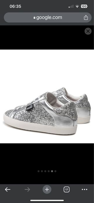 Tenis moschino brilhantes