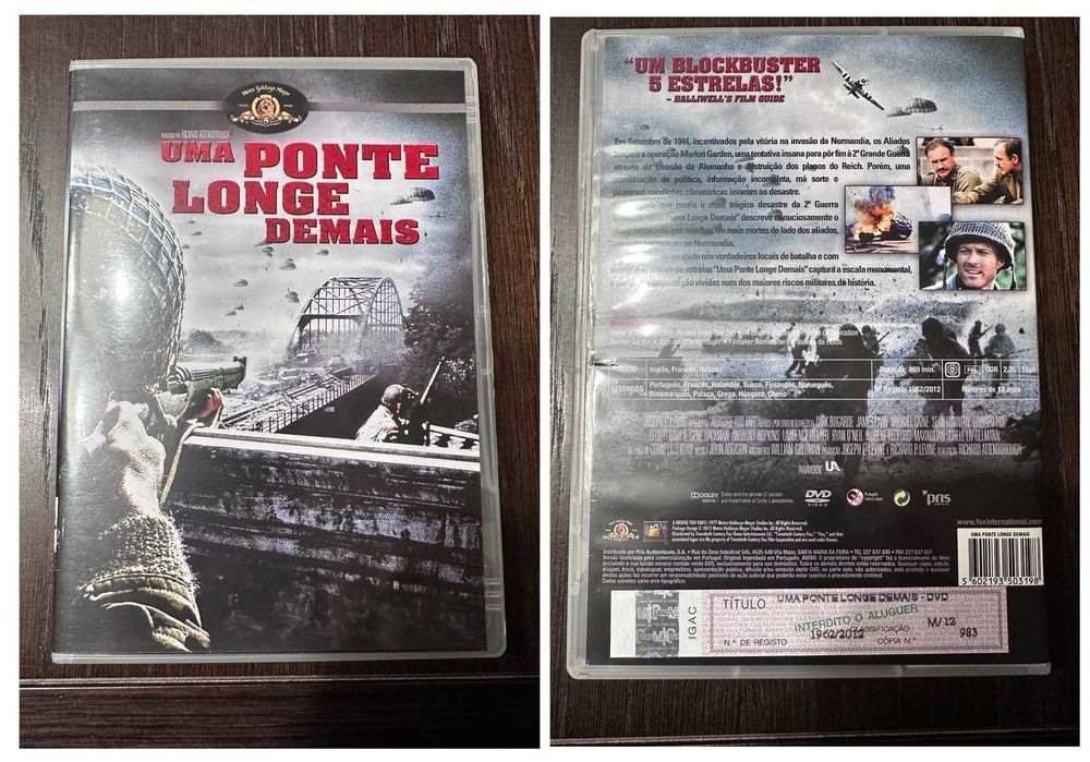 Venda direta de DVD's de filmes Clássicos