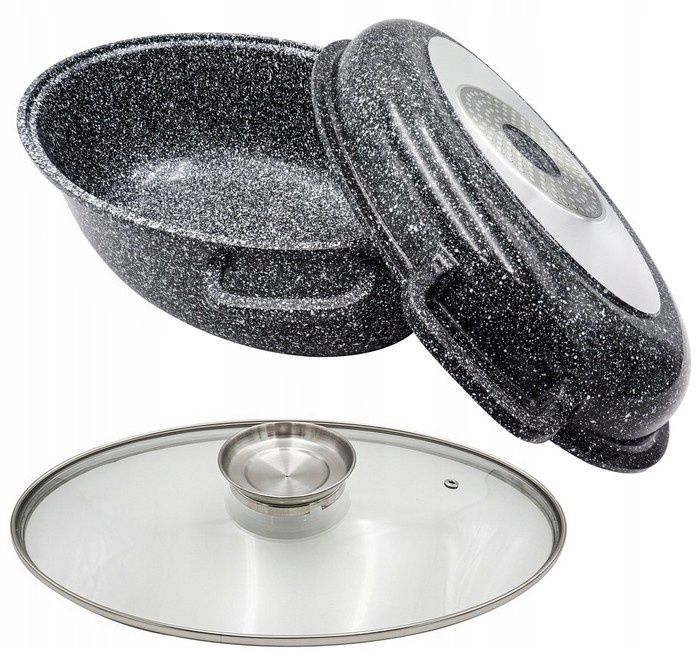 brytfanna gęsiarka + patelnia + pokrywka aroma 8l