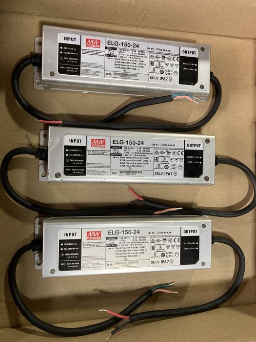 Mean Well ELG-150-24 LED 24V 6,25A 150W