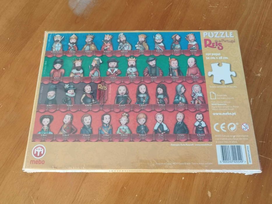 Puzzle Reis de Portugal - 150 Peças