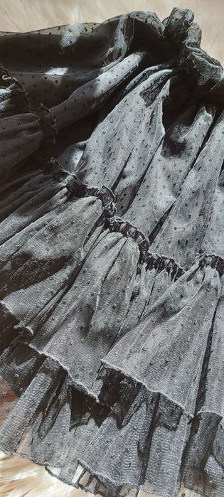 Spódnica bocca rozkloszowana w kropki grochy groszki bocca krótka mini