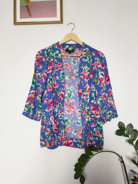 Kimono Narzutka New Look Kwiaty Kolor