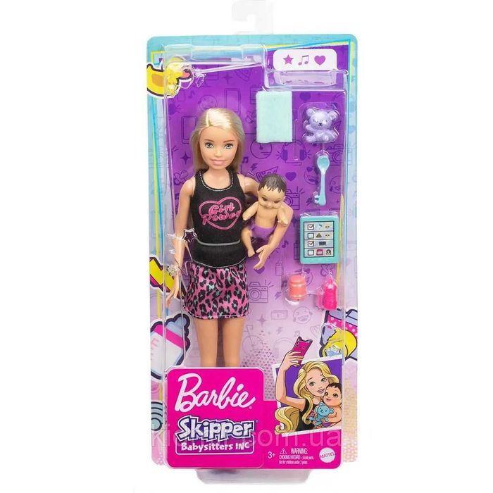 Лялька Барбі Скиппер Няня Barbie Skipper Babysitters