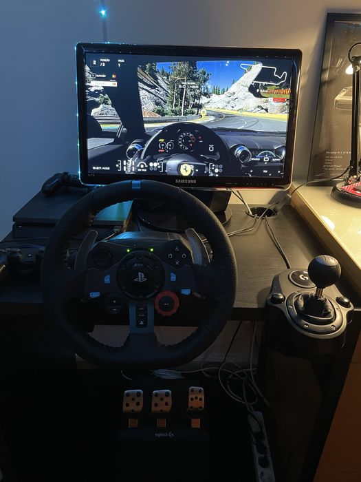 Volante g29 com shifter (excelente estado)