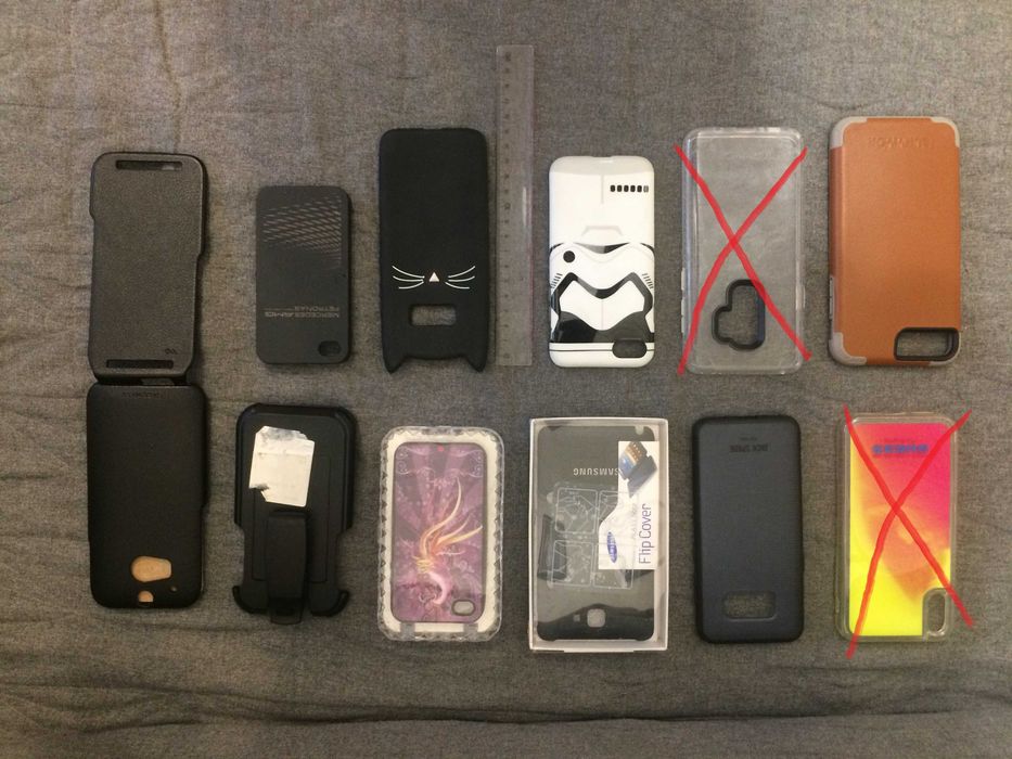 Wszystkie futerały na smartfony - tanio oddam!