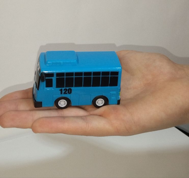 Набір Автобусів "Тайо" 4 штуки, інерційні.