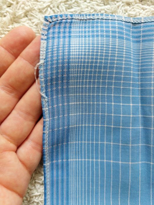 Chusteczki męskie materiałowe retro PRL