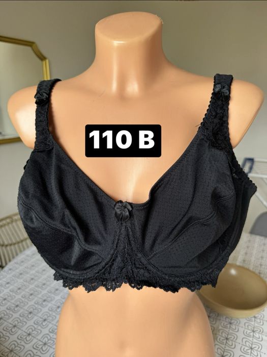 110 B czarny duży Stanik