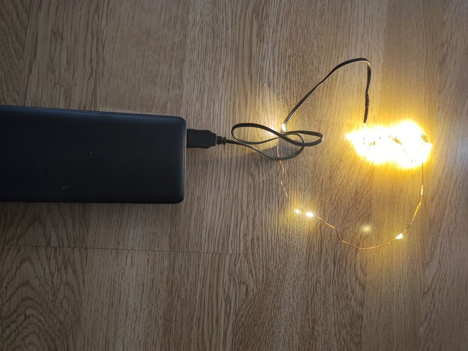Гирлянда проволока 5м от usb