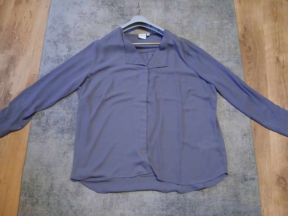 Bluzka koszula plus size 52  szara junarose hit tanio