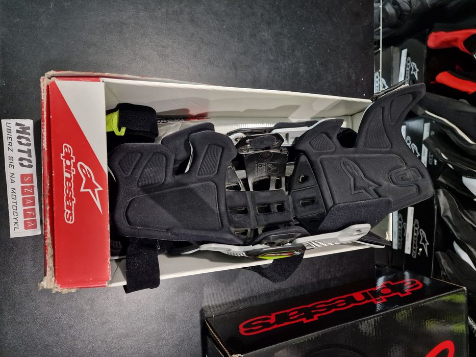 ALPINESTARS MX Ortezy BIONIC-7 fluorescencyjny/srebrny/żółty L