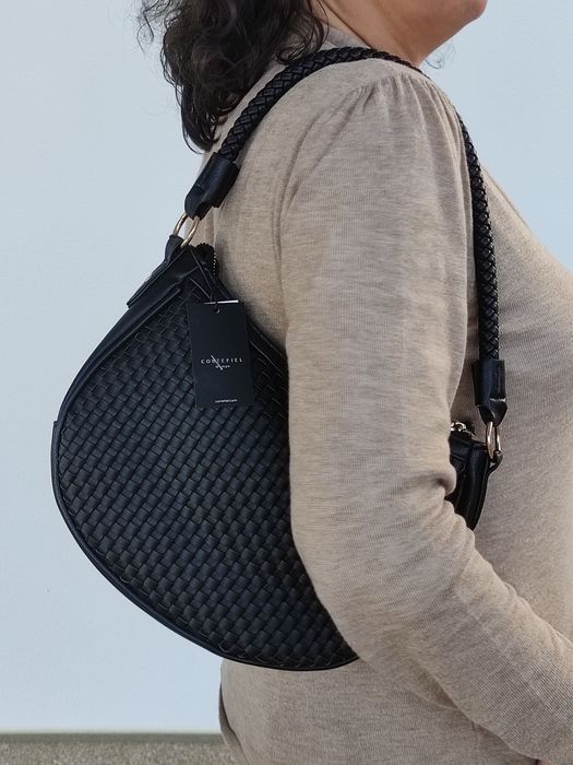 Mala preta entrançada NOVA A ESTREAR, Cortefiel